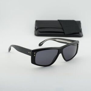 Isabel Marant IM 0106/S 0807 IR Rectangle Sunglasses - Black/Grey